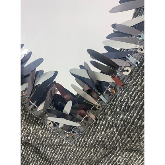 Anna Sui For Target Gray Tweed Jumper Dress Size S - Picture 5 of 12